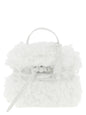 Moschino White Leather Handbag