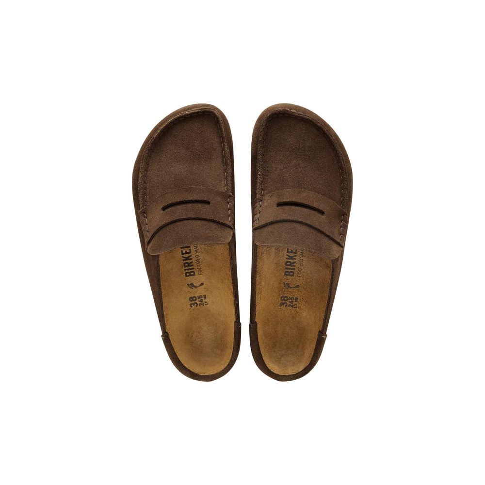 Birkenstock Brown Suede Leather Moccassin - Comfort & Style