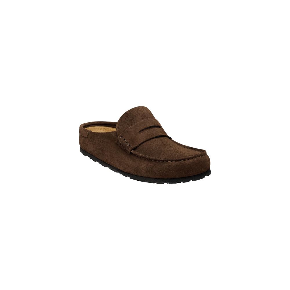 Birkenstock Brown Suede Leather Moccassin - Comfort & Style