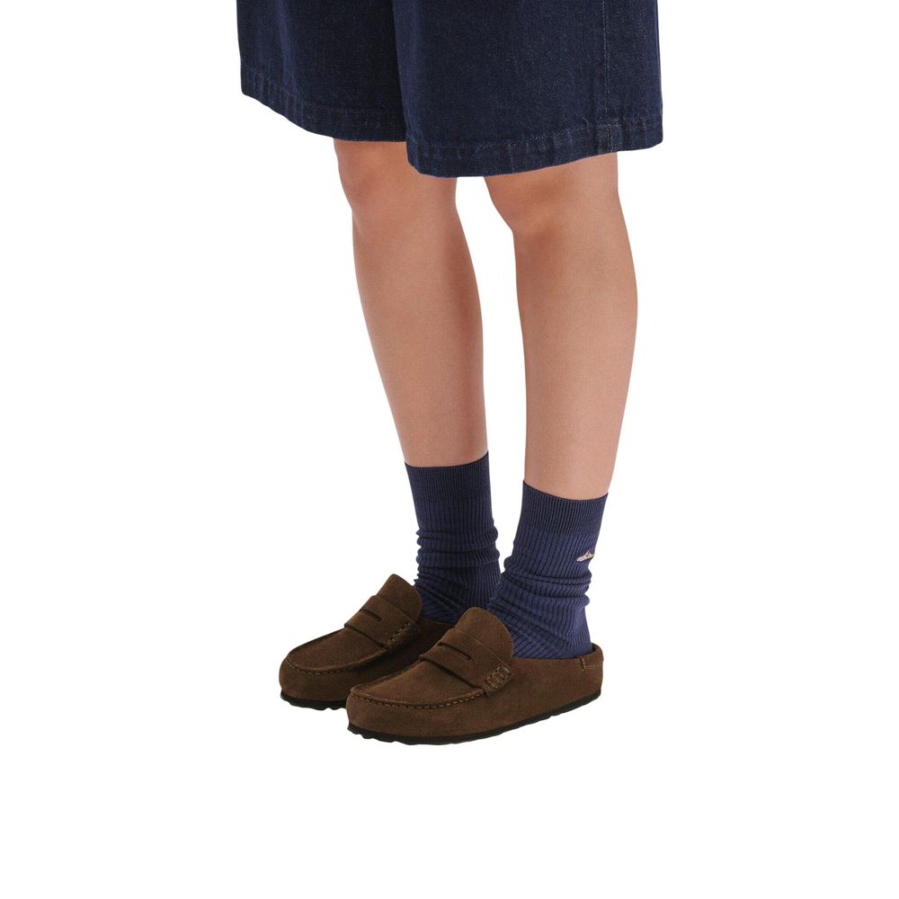 Birkenstock Brown Suede Leather Moccassin - Comfort & Style