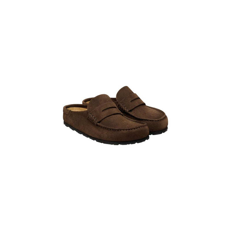 Birkenstock Brown Suede Leather Moccassin - Comfort & Style