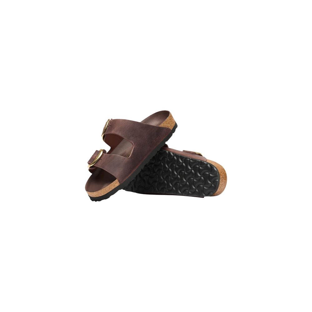 Birkenstock Arizona BB HEX Brown Leather Flat Sandals