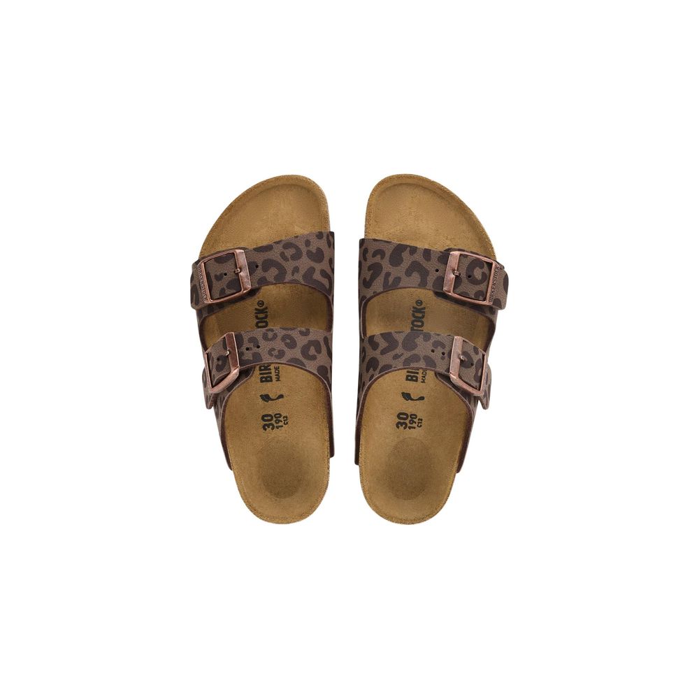 Birkenstock Arizona Kids Brown Synthetic Flat Sandals