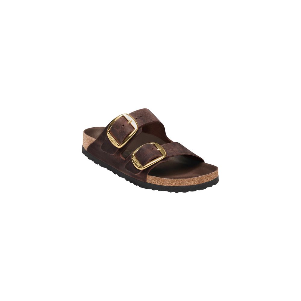 Birkenstock Arizona BB HEX Brown Leather Flat Sandals
