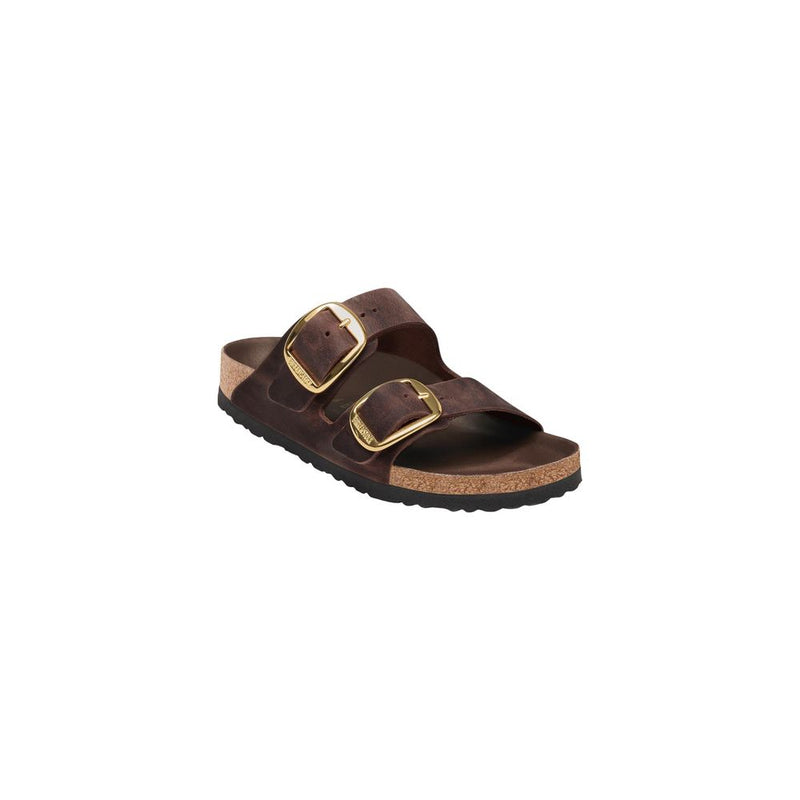 Birkenstock Arizona BB HEX Brown Leather Flat Sandals