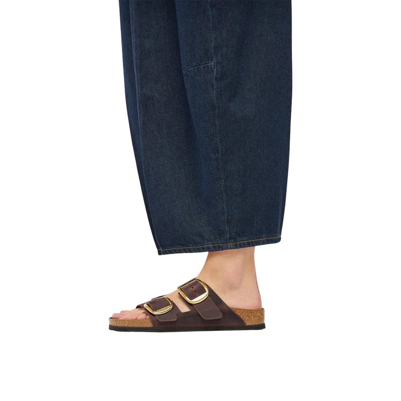 Birkenstock Arizona BB HEX Brown Leather Flat Sandals