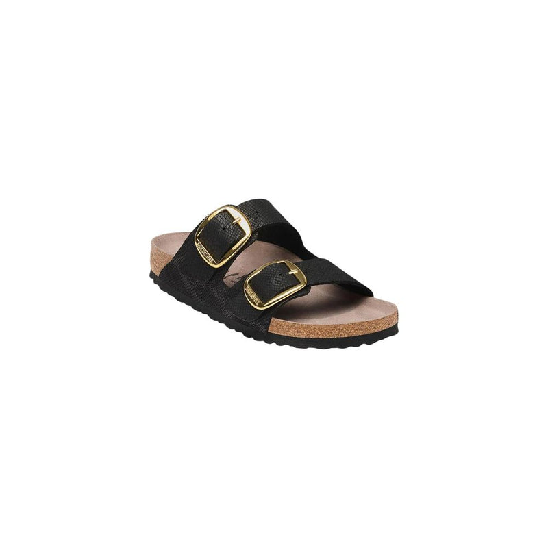 Birkenstock Arizona Black Synthetic Flat Sandals