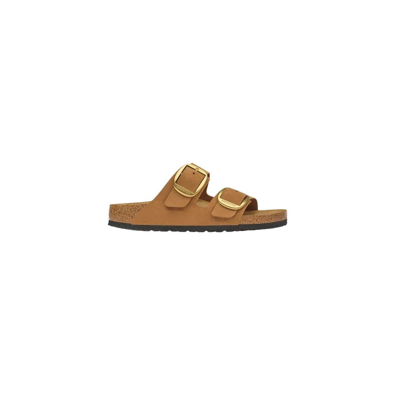 Birkenstock Arizona BB Brown Leather Flat Sandals for Women