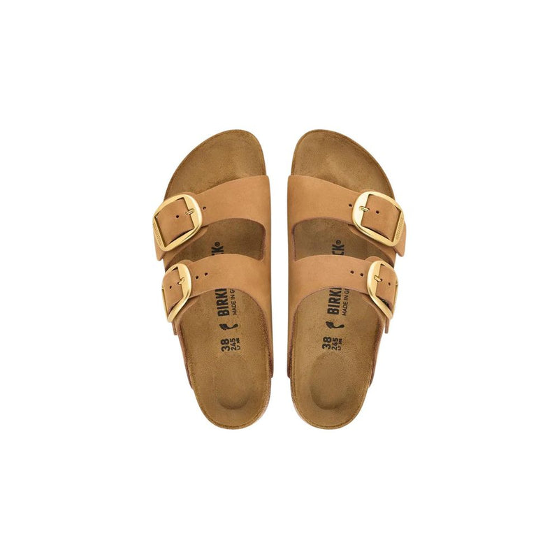 Birkenstock Arizona BB Brown Leather Flat Sandals for Women