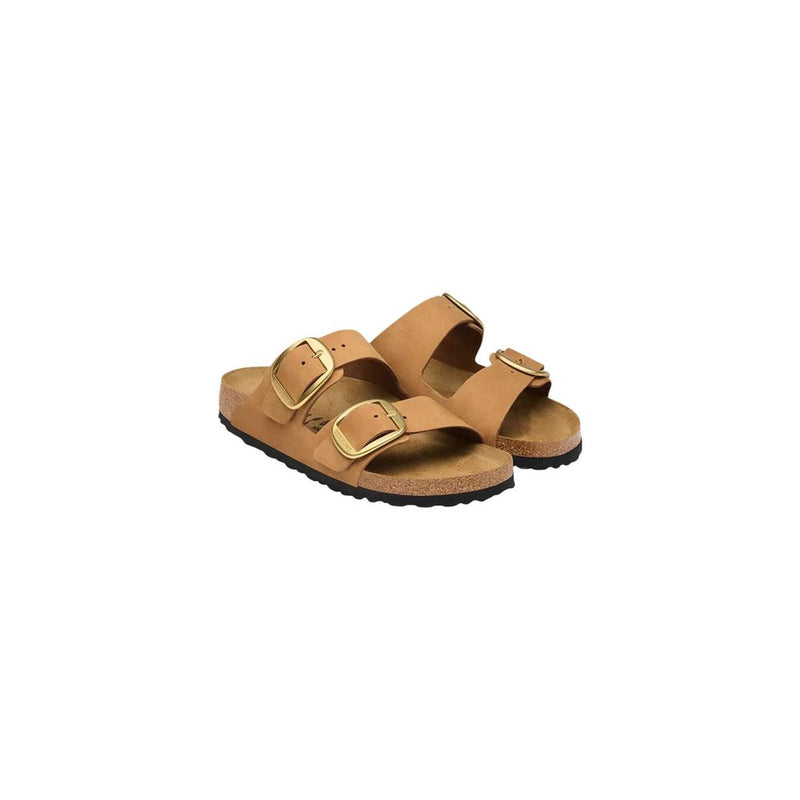 Birkenstock Arizona BB Brown Leather Flat Sandals for Women
