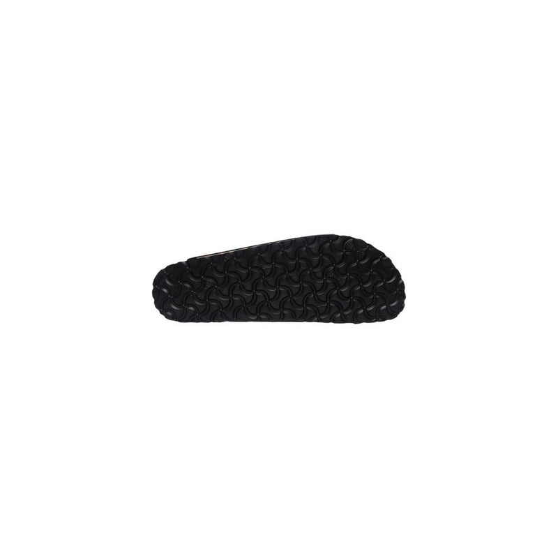 Birkenstock Arizona Emboss Animal Black Leather Flat Sandals