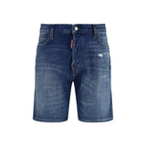 Dsquared² Marine Short Denim Bermuda Shorts - Blue