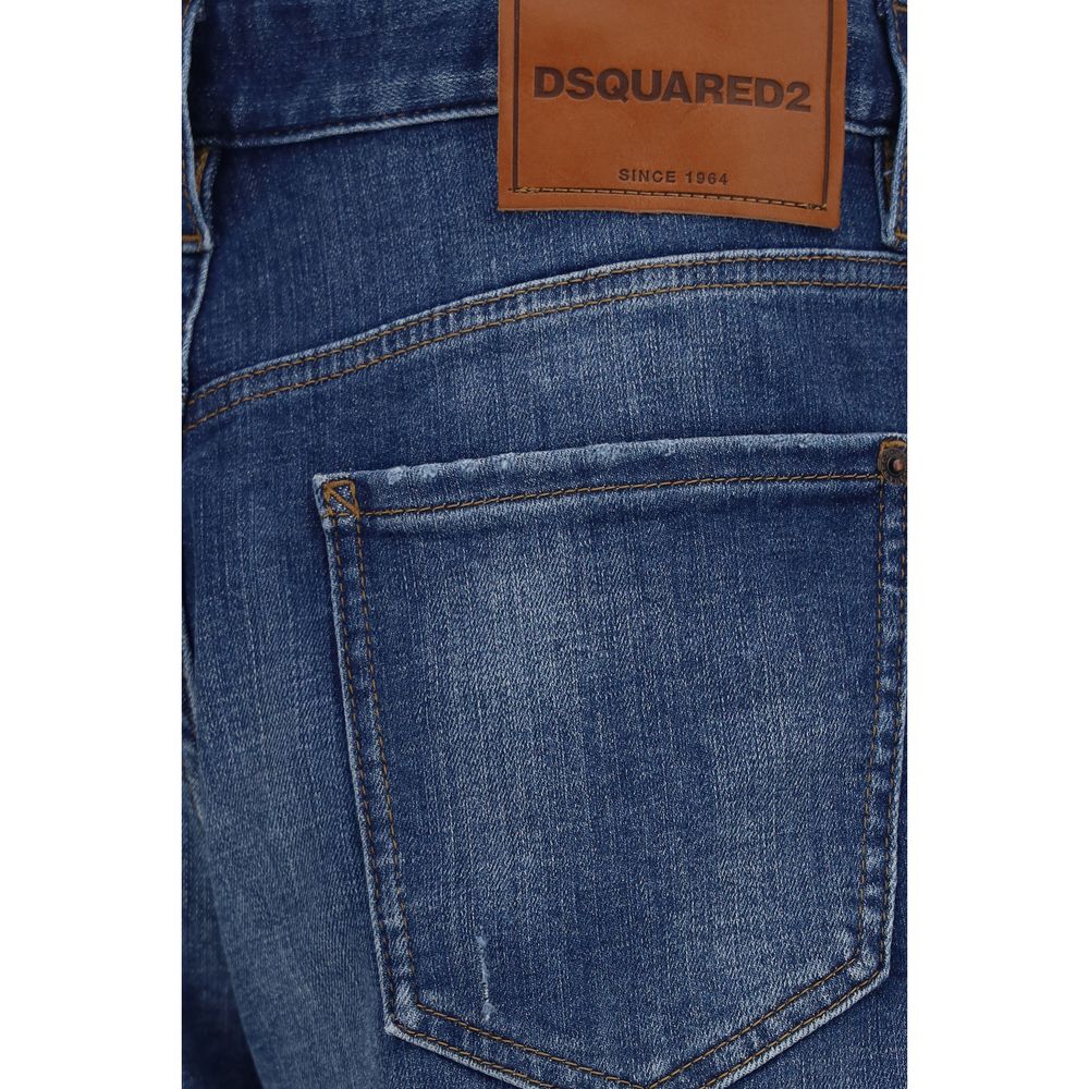 Dsquared² Marine Short Denim Bermuda Shorts - Blue