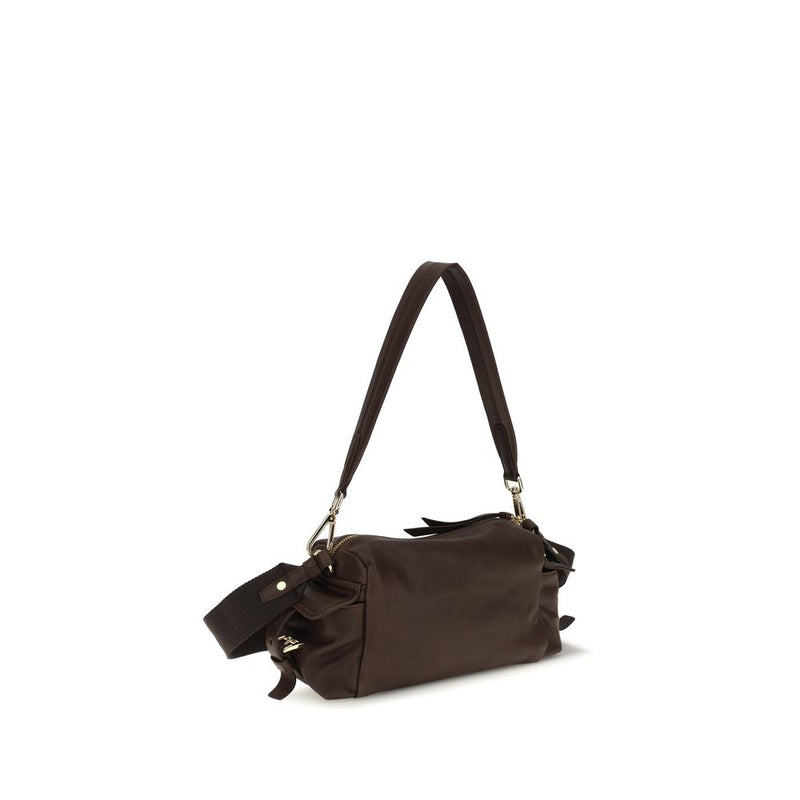 Prada Brown Napa Leather Shoulder Bag - Explore Model