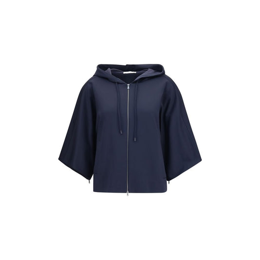 Max Mara Fidato Blue Hooded Sweatshirt