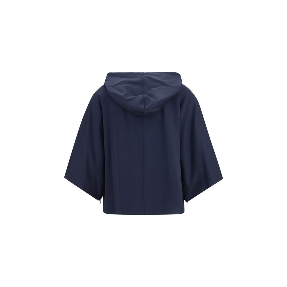 Max Mara Fidato Blue Hooded Sweatshirt