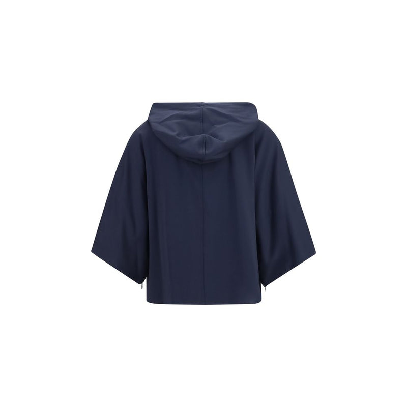 Max Mara Fidato Blue Hooded Sweatshirt
