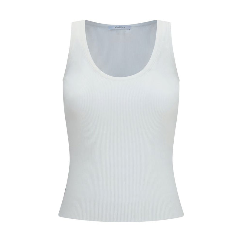 Max Mara White Viscose Tank Top for Women