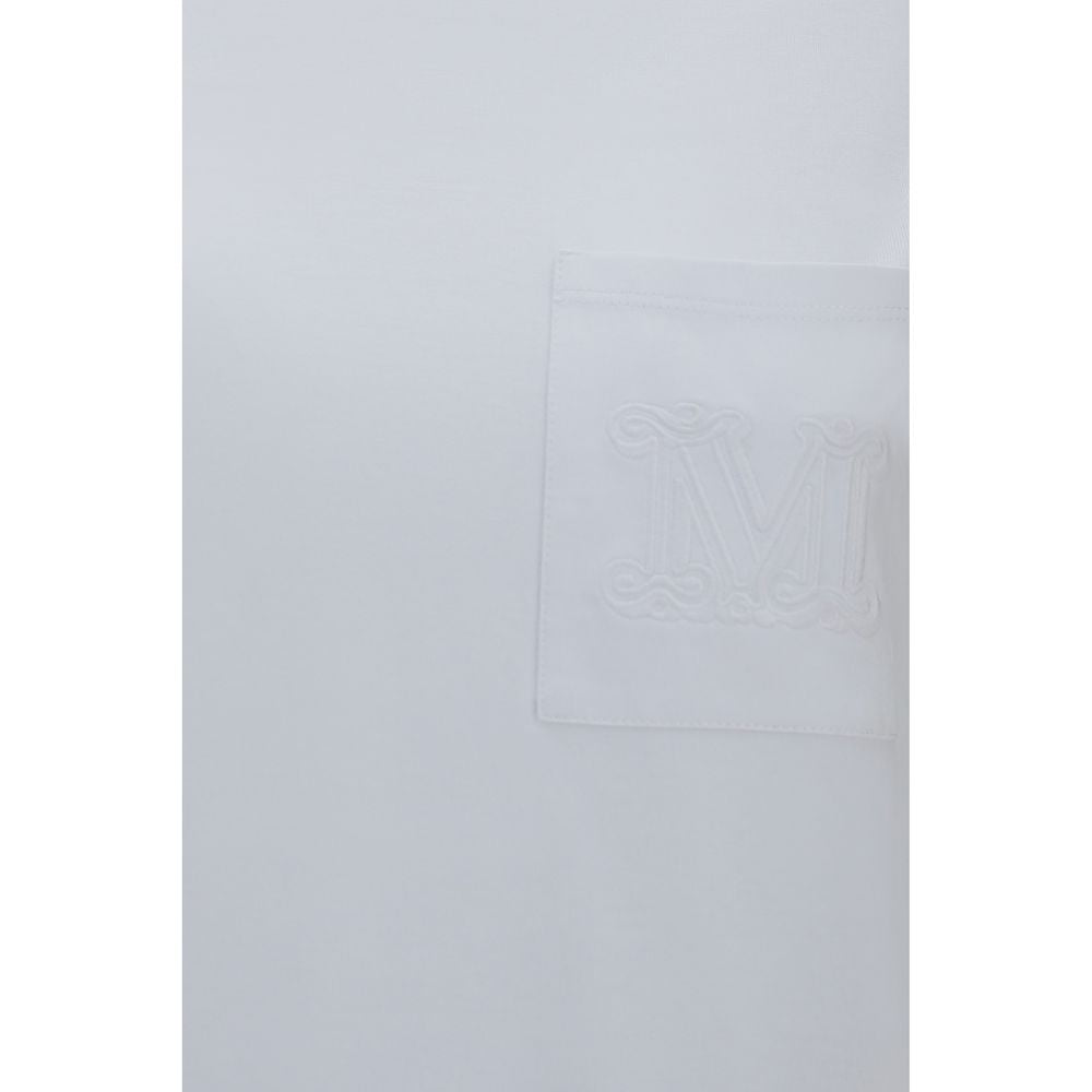 Max Mara Papaia T-shirt - White Cotton Sportswear for Women