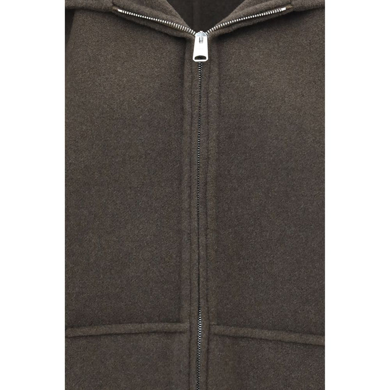 Khaite Bicolor Wool Oves Aries Full-Length Jacket