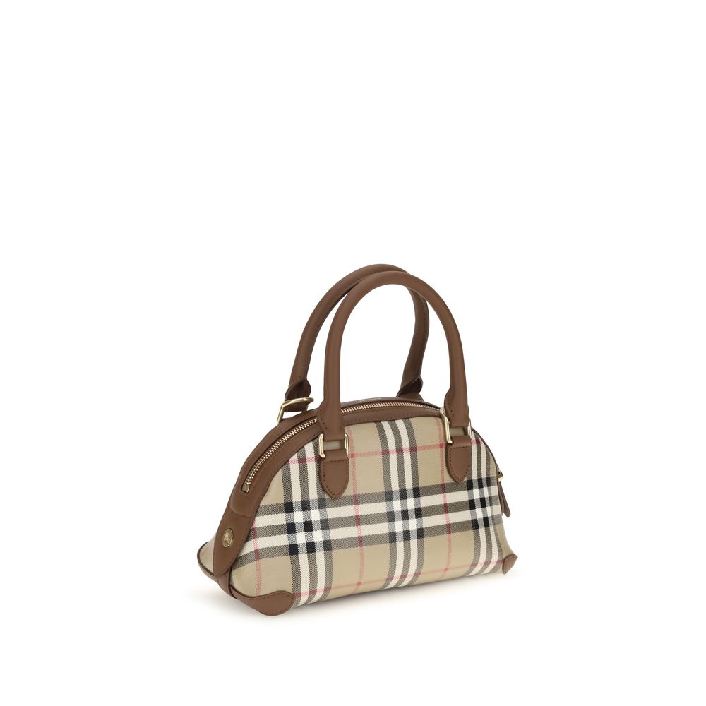 Burberry Mini Primrose Beige Canvas Handbag
