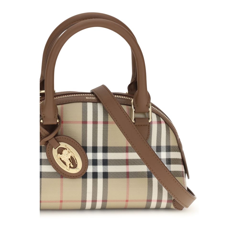 Burberry Mini Primrose Beige Canvas Handbag