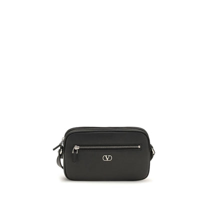 Valentino Garavani Black Calf Leather Bos Taurus Wallet