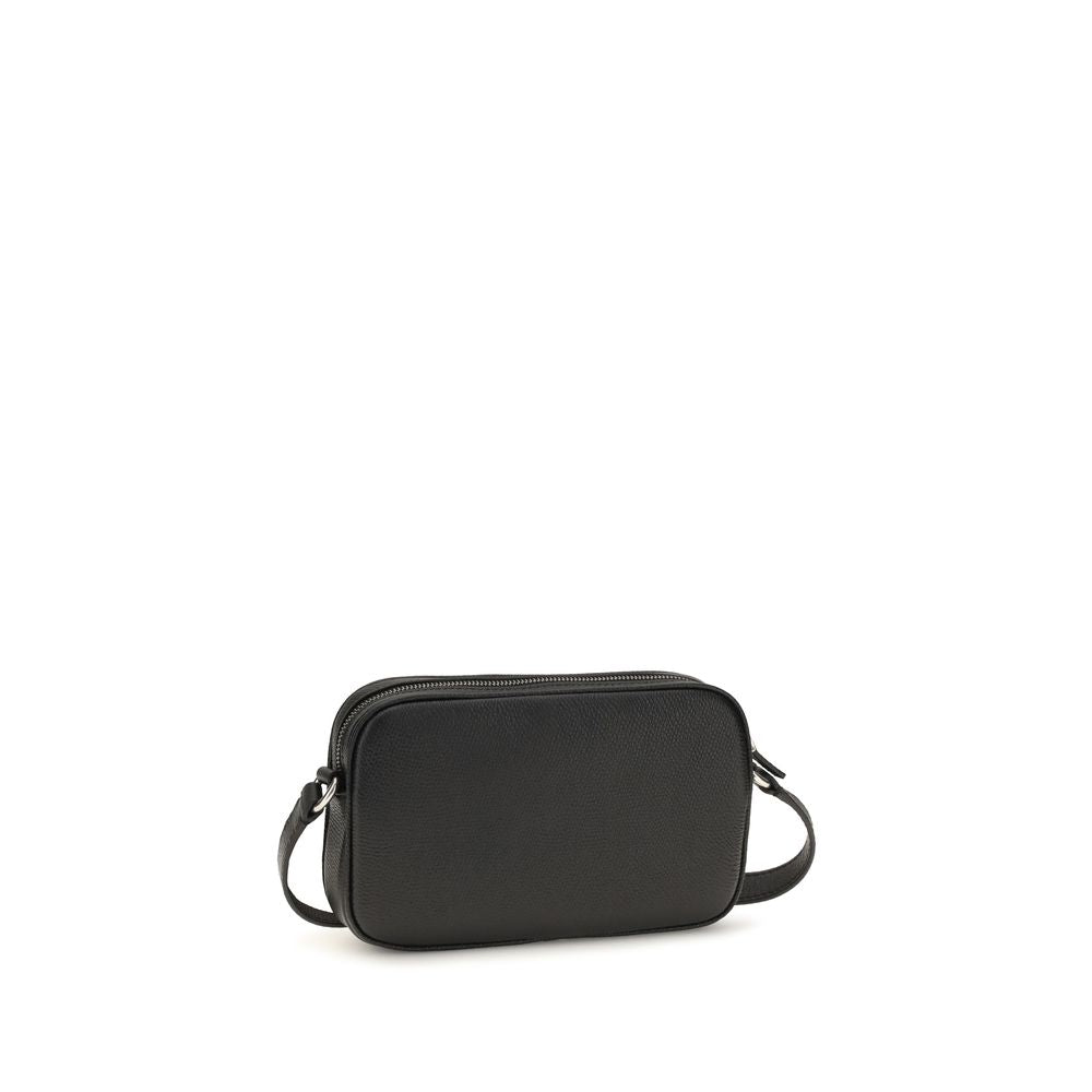 Valentino Garavani Black Calf Leather Bos Taurus Wallet