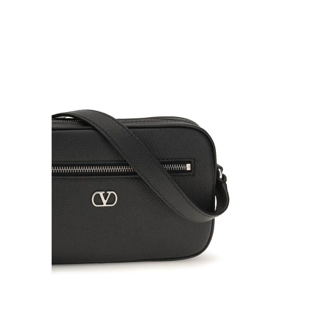 Valentino Garavani Black Calf Leather Bos Taurus Wallet