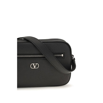 Valentino Garavani Black Calf Leather Bos Taurus Wallet