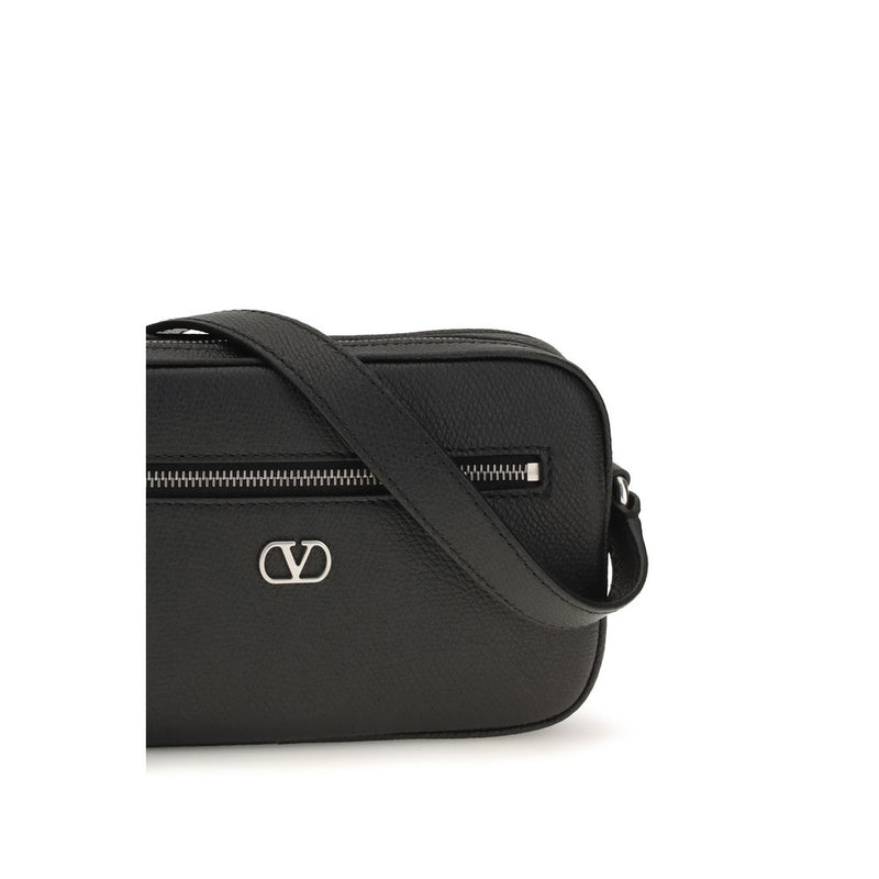 Valentino Garavani Black Calf Leather Bos Taurus Wallet