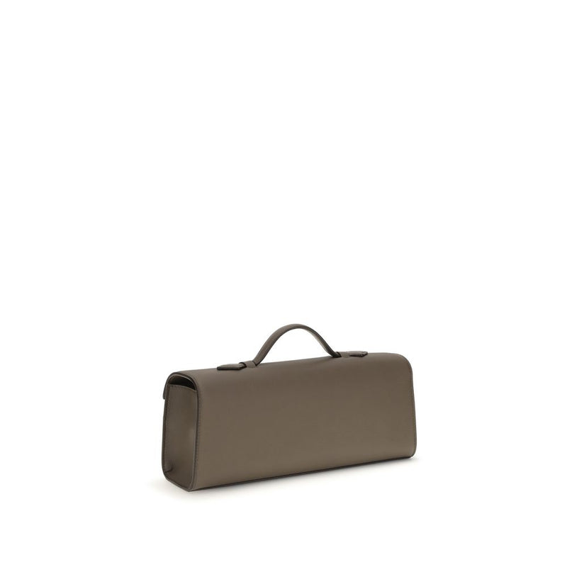 Savette Brown Calf Leather Bos Taurus Shoulder Bag