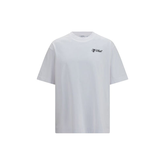 Off-White Script Logo White Cotton T-Shirt
