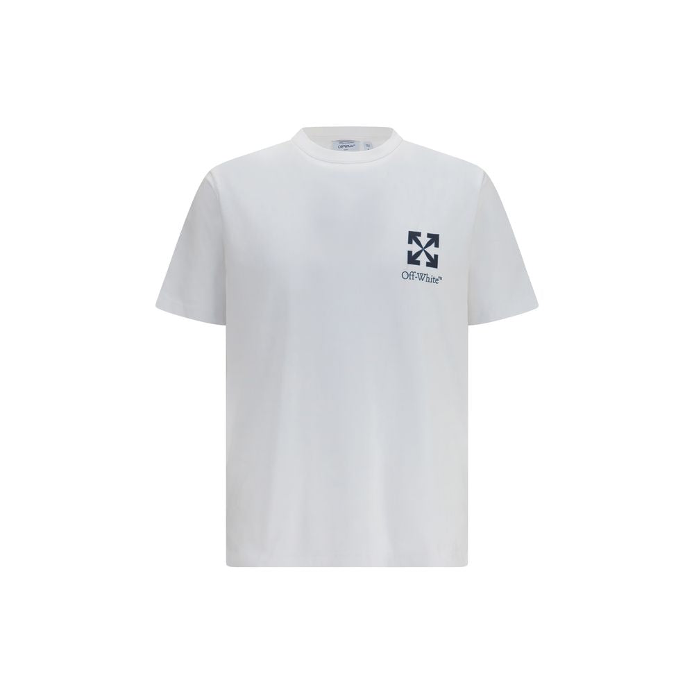Off-White Small Arrow White Cotton T-Shirt