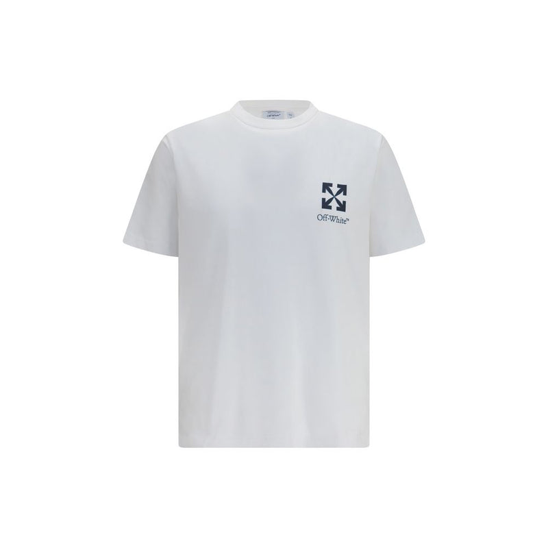 Off-White Small Arrow White Cotton T-Shirt