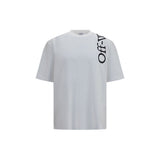 Off-White Vertical Bookish White Cotton T-Shirt