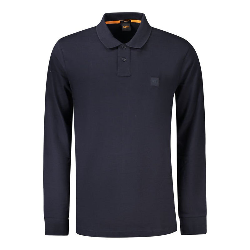 Hugo Boss Blue Cotton Men's Polo - Slim Fit with Logo