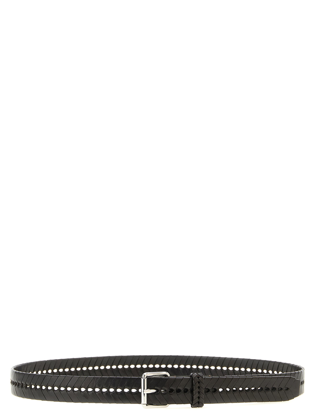 Lemaire Brown Calfskin Belt - Hand-Woven Luxury Accessory