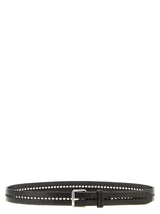 Lemaire Brown Calfskin Belt - Hand-Woven Luxury Accessory