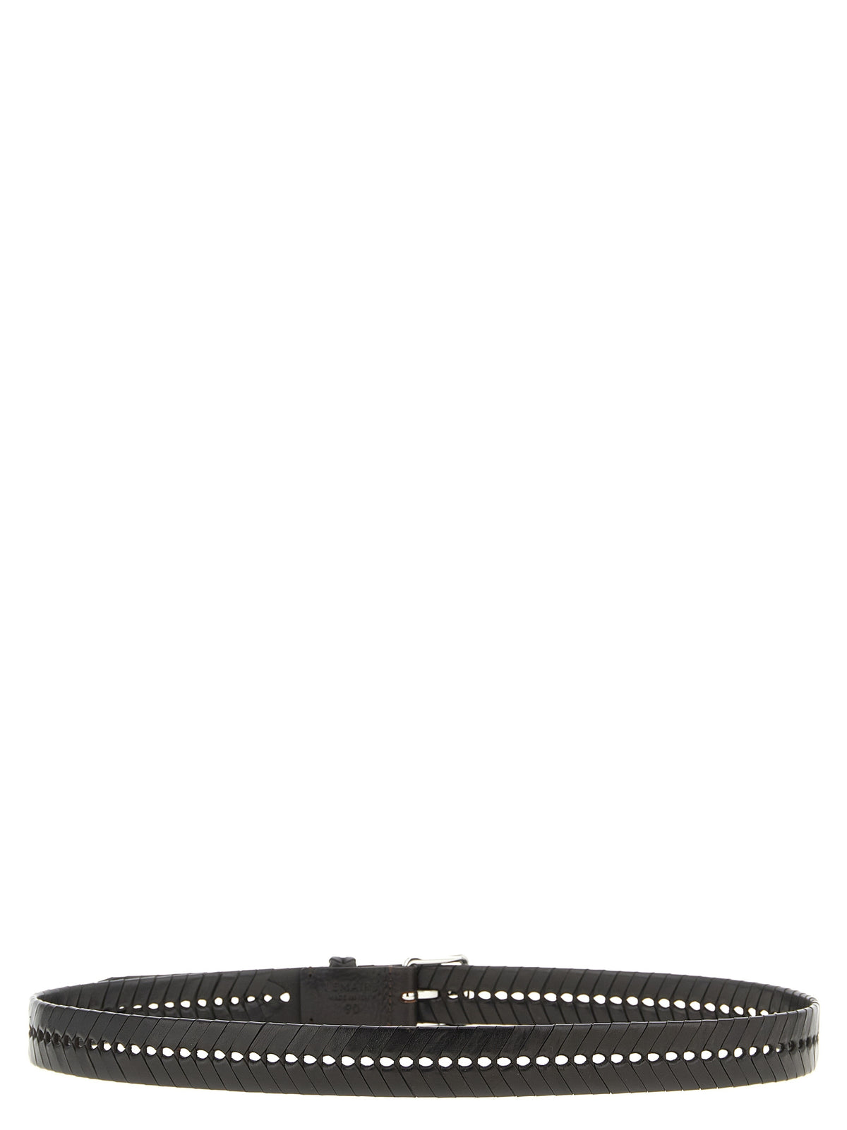 Lemaire Brown Calfskin Belt - Hand-Woven Luxury Accessory