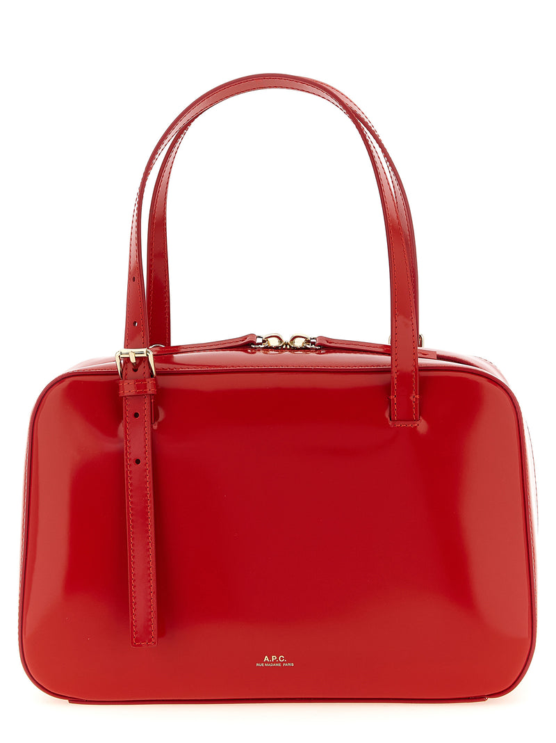 A.P.C. Virginie Box Multicolor Cowhide Handbag