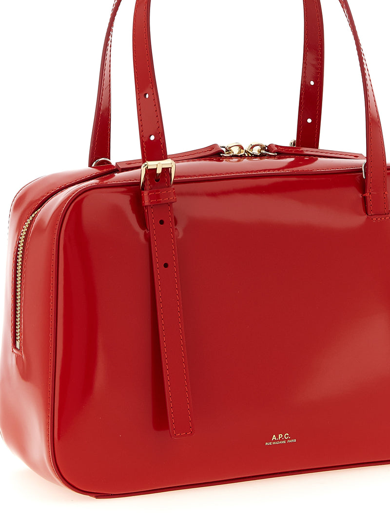 A.P.C. Virginie Box Multicolor Cowhide Handbag