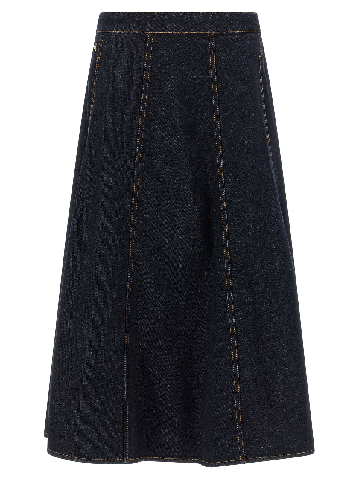 Alberta Ferretti Blue Cotton Mini Skirt - Chic and Stylish