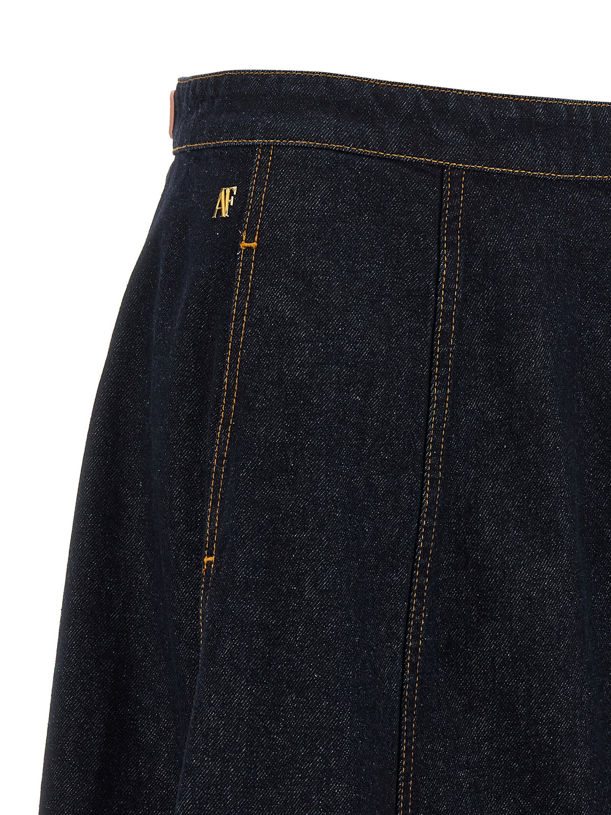 Alberta Ferretti Blue Cotton Mini Skirt - Chic and Stylish