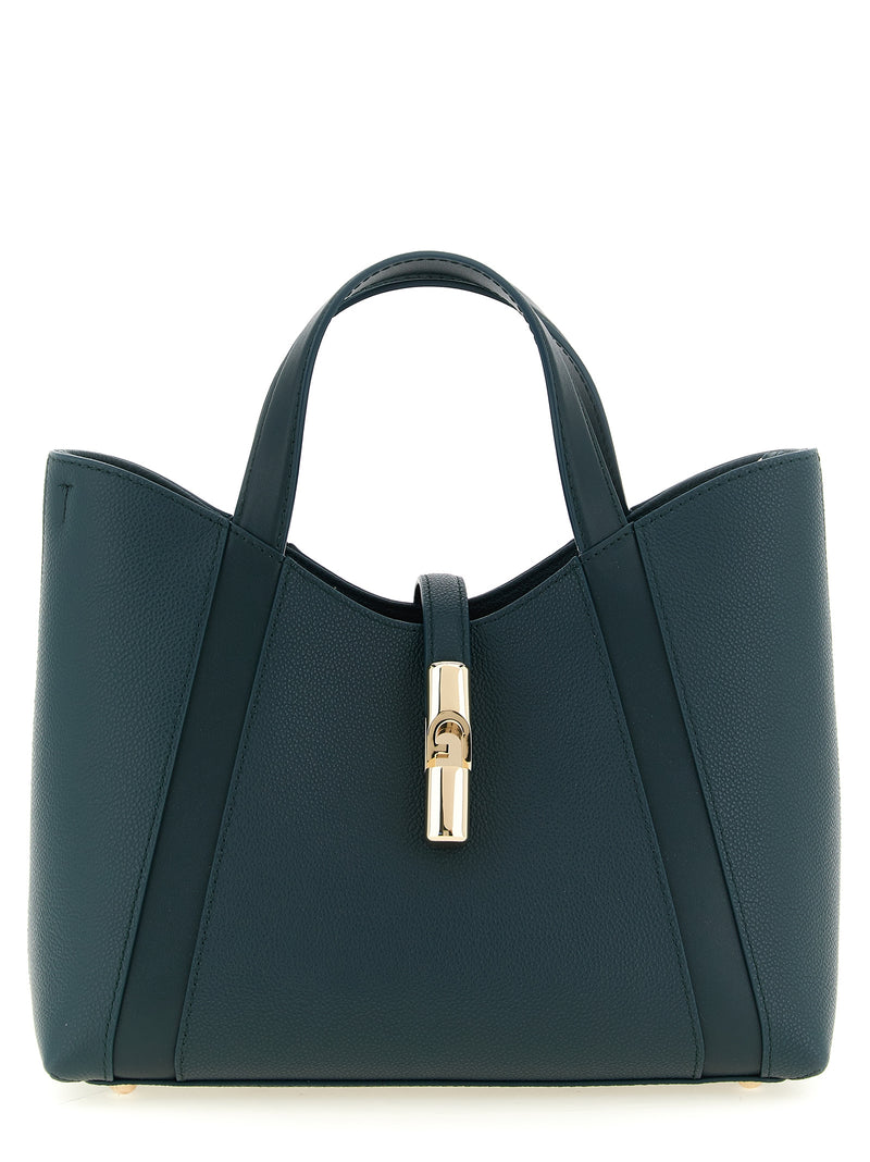 Furla Goccia S Bicolor Calfskin Tote Bag - Luxury Handbag