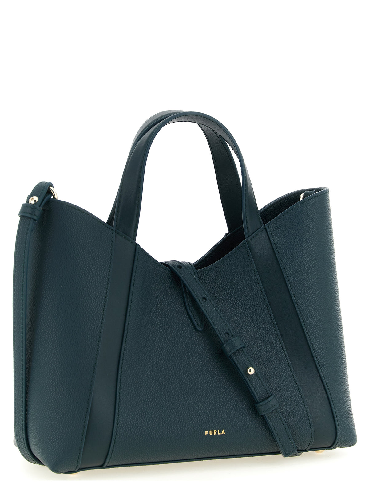 Furla Goccia S Bicolor Calfskin Tote Bag - Luxury Handbag
