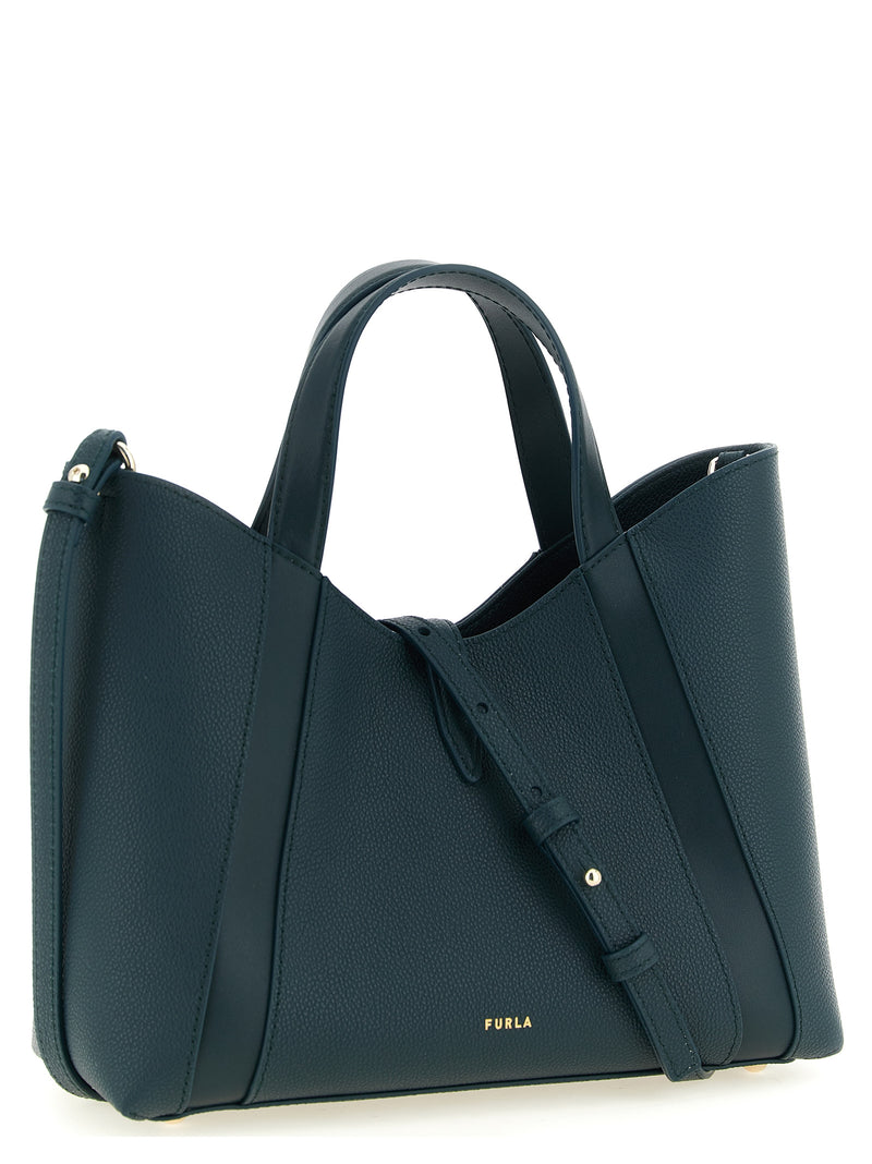 Furla Goccia S Bicolor Calfskin Tote Bag - Luxury Handbag