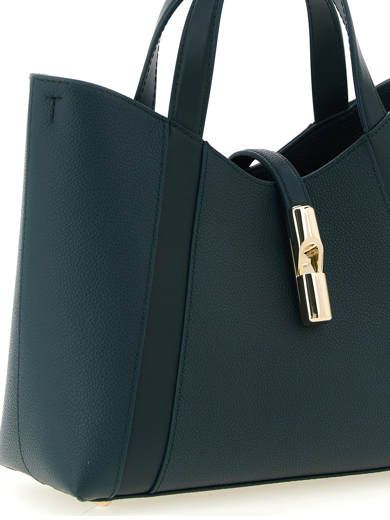 Furla Goccia S Bicolor Calfskin Tote Bag - Luxury Handbag