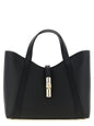 Furla Black Calfskin Tote Bag