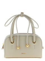 Furla Poppy S Gray Calfskin Handbag